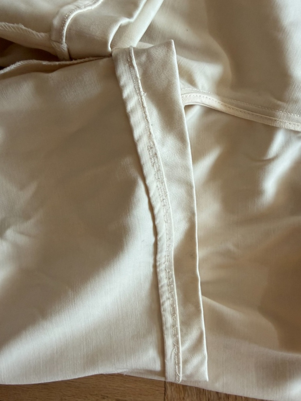 NWT REISS Stretch-Wool Luna Flair Trousers - Ecru 0 - Picture 13 of 16